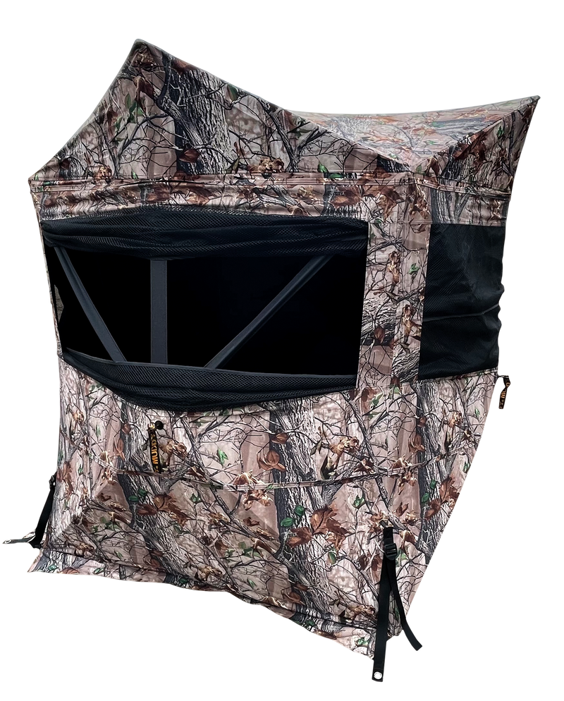 Muddy Twin Peaks Hub-Style Blind, Camo - MUDMGBTP