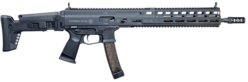 Grand Power Stribog SP9A1 Enhanced 9mm 16" 30+1rd Rifle, Black - 810091157961