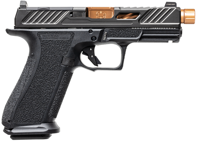 Shadow Systems XR920 Elite 9mm 4.5" 17rd Pistol, Black/Bronze - SS-3009
