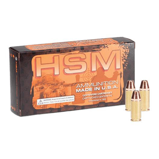 HSM Self-Defense Handgun Ammunition .32 H&R Magnum 100gr JHP 50rd - HSM-32HR-2-N