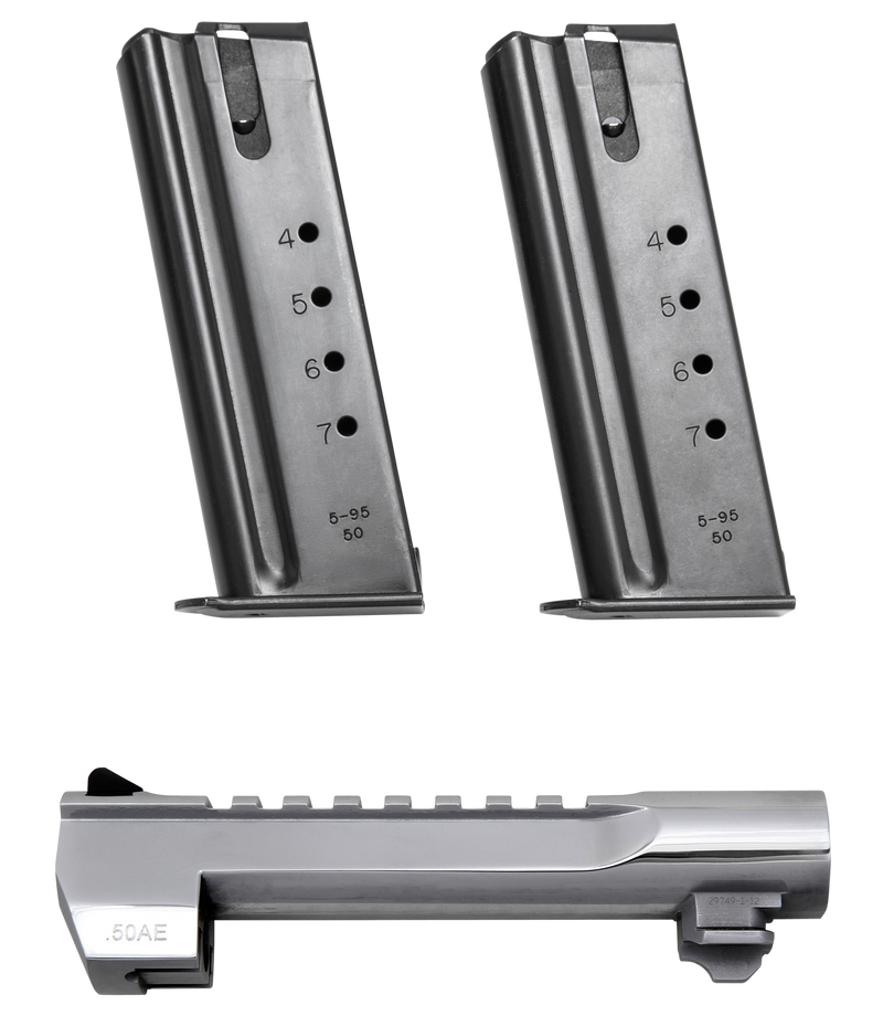 Magnum Research Desert Eagle Conversion Kit 50 AE 6" Polished Chrome Steel - BMCP506PC