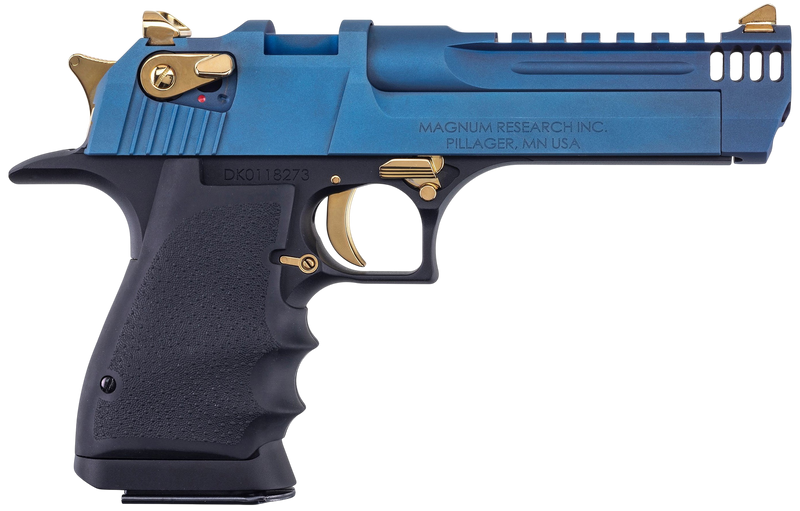 Magnum Research Desert Eagle L5 44 Magnum 5" 8+1 Pistol, Black/Carbo Blue - DE44L5CBG