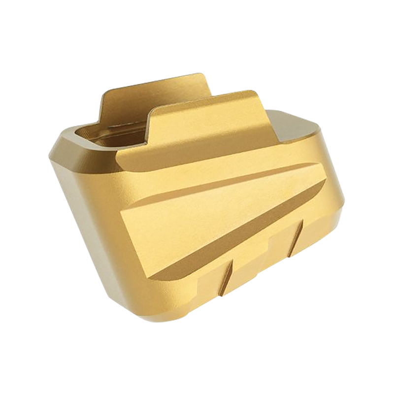 Tyrant CNC Magazine Extension Fits Sig P320 5rd, Gold Aluminum - TDP320MAGEXGOLD