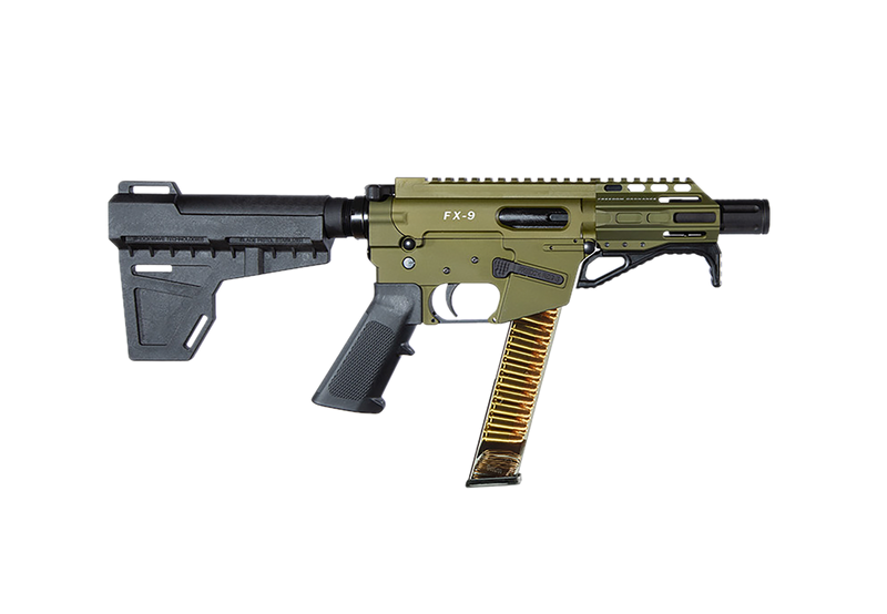 Freedom Ordnance FX9P 9mm Luger 4" 31+1 Pistol, OD Green - FX9P4-ODG