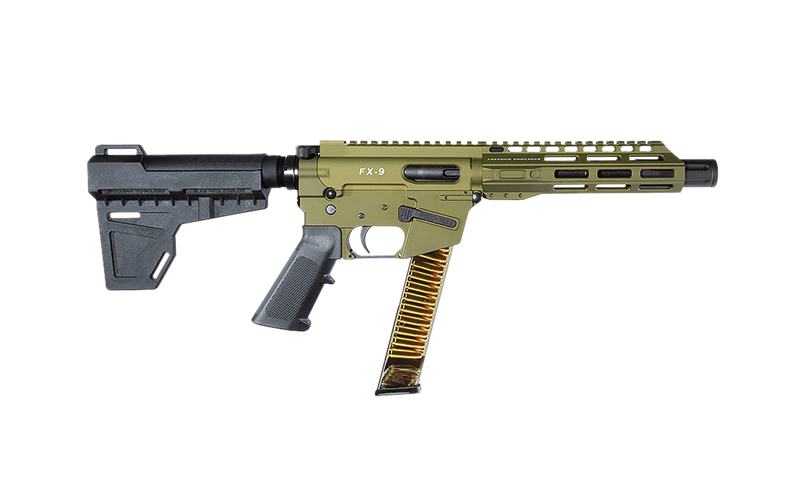 Freedom Ordnance FX9P 9mm Luger 8" 31+1 Pistol, OD Green - FX9P8-ODG