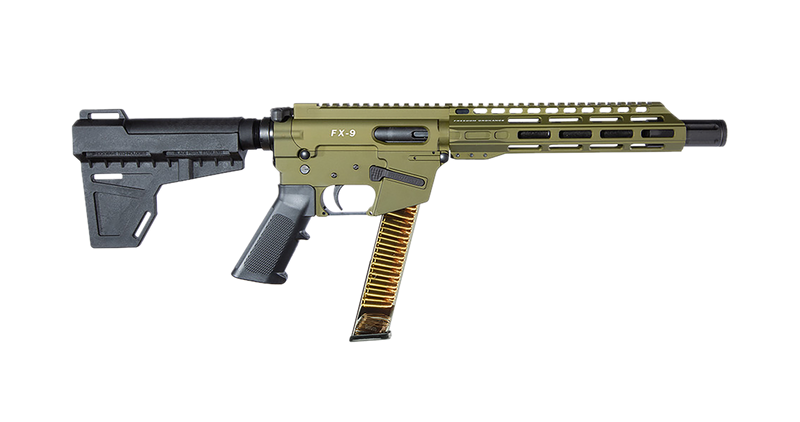Freedom Ordnance FX9P 9mm Luger 10" 31+1 Pistol, OD Green - FX9P10-ODG
