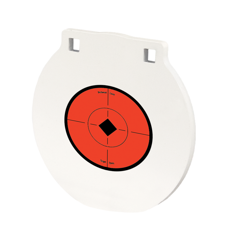 Birchwood Casey 8" Round Steel Target Plate Black/Red/White - RND8