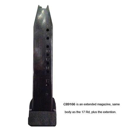 Beretta PX4 Storm 9mm 20rd Handgun Magazine, Black Oxide Steel - JM4PX920