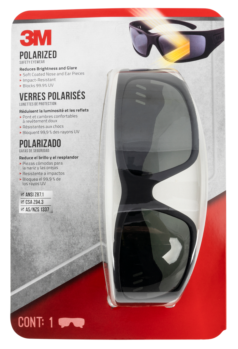 3M Peltor VDC Adult Eye Protection, Black - 90214H1VDC