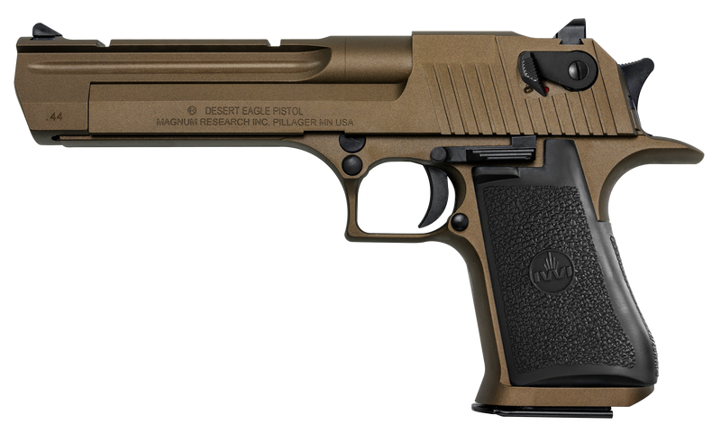 Magnum Research Desert Eagle Mark XIX .44 Magnum 6" 8+1 Pistol, Burnt Bronze Cerakote - DE44CABB