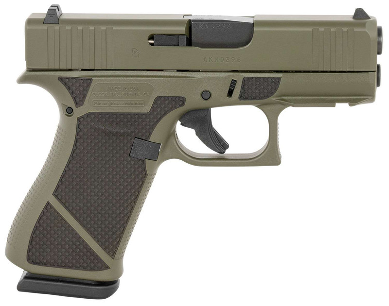 Glock 43X 9mm Luger Semi-Auto Pistol OD Green - UX4350204ODG