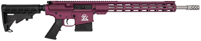 Great Lakes Firearms AR-10 .308 Win 18" 10+1 Rifle, Black Cherry - GL10308SSCHY