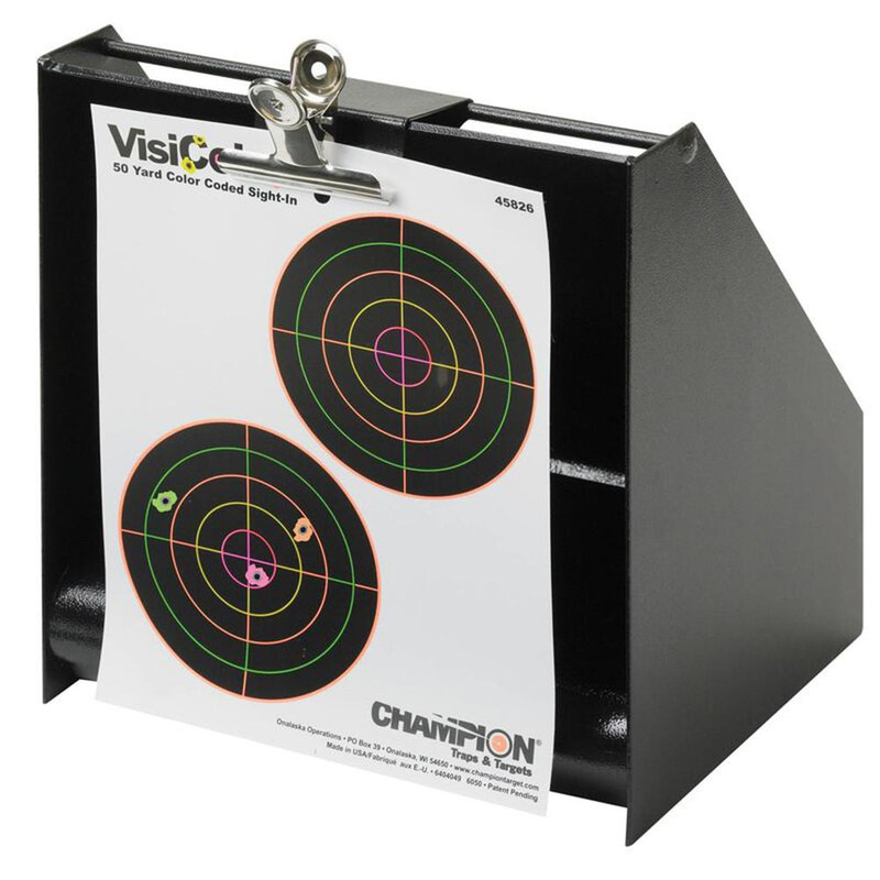 Champion Bullet Trap 10" x 11" .22 Rimfire Steel Black - CHAMP 40801