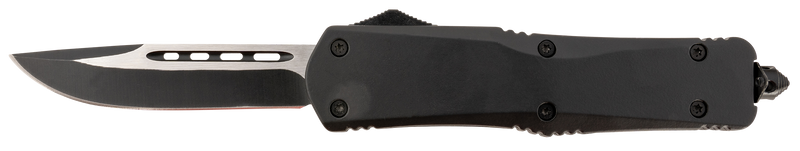 Steel River Knives Spartan Folding Knife, Black/Silver - T624BDP