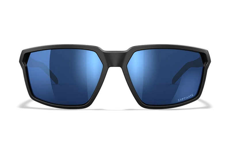 Wiley X Sierra M/L Blue Mirror Polycarbonate Matte Black - AC6SRA09