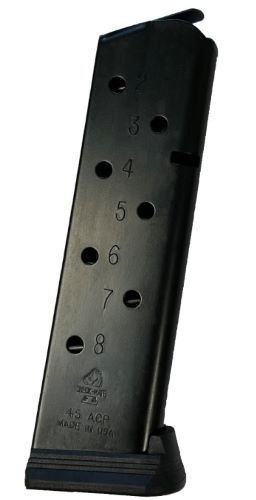 Check Mate Industries 1911 Full Size .45 ACP Black 8rd Magazine - CM4519118B