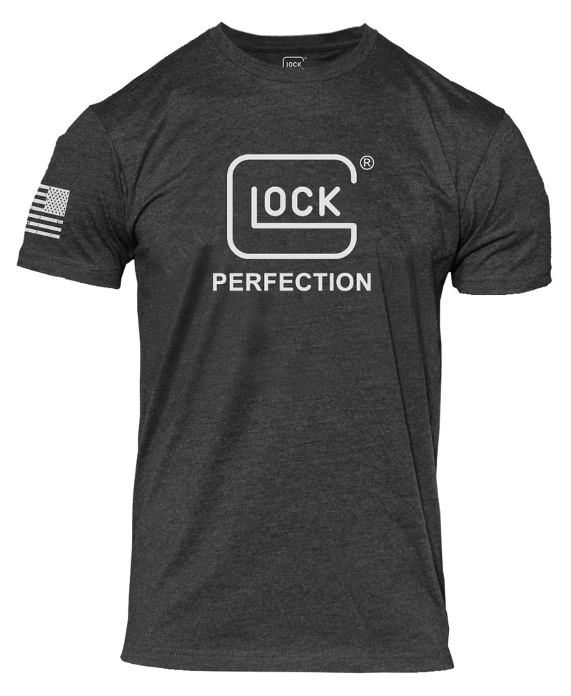 Glock OEM Perfection Short Sleeve T-Shirt, Charcoal - AP96386