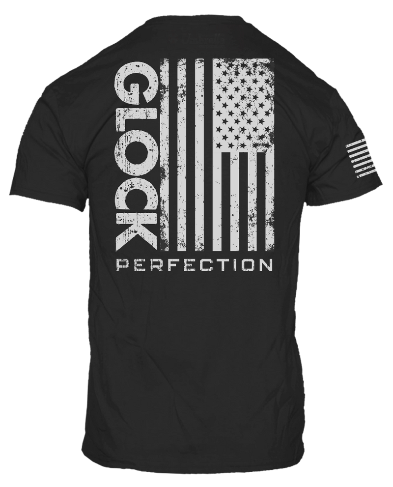 Glock Perfection Flag Tee Shirt, Black, Small - AP96391
