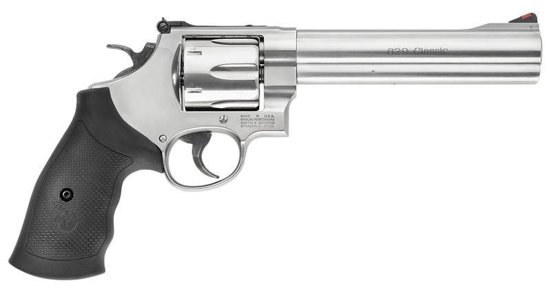 Smith & Wesson 629 Classic .44 Rem Mag 6.5" 6rd Revolver, Satin Stainless Steel - 163638