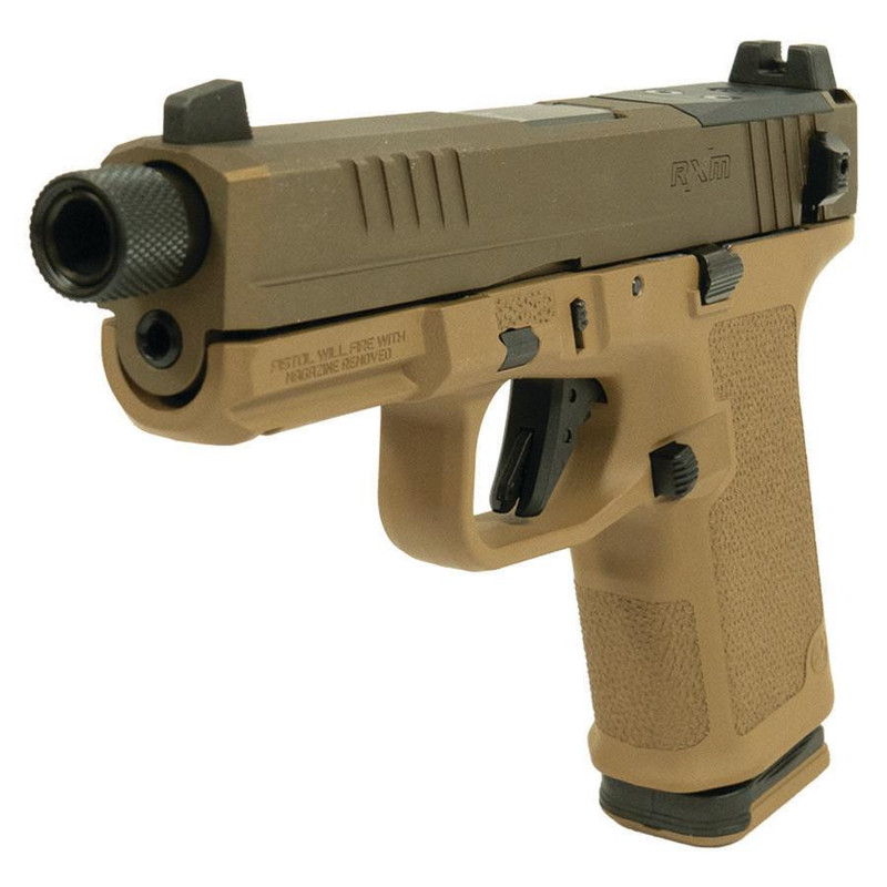 Ruger RXM 9mm Luger 4.5" 15rd Handgun, Black Tan - 19446