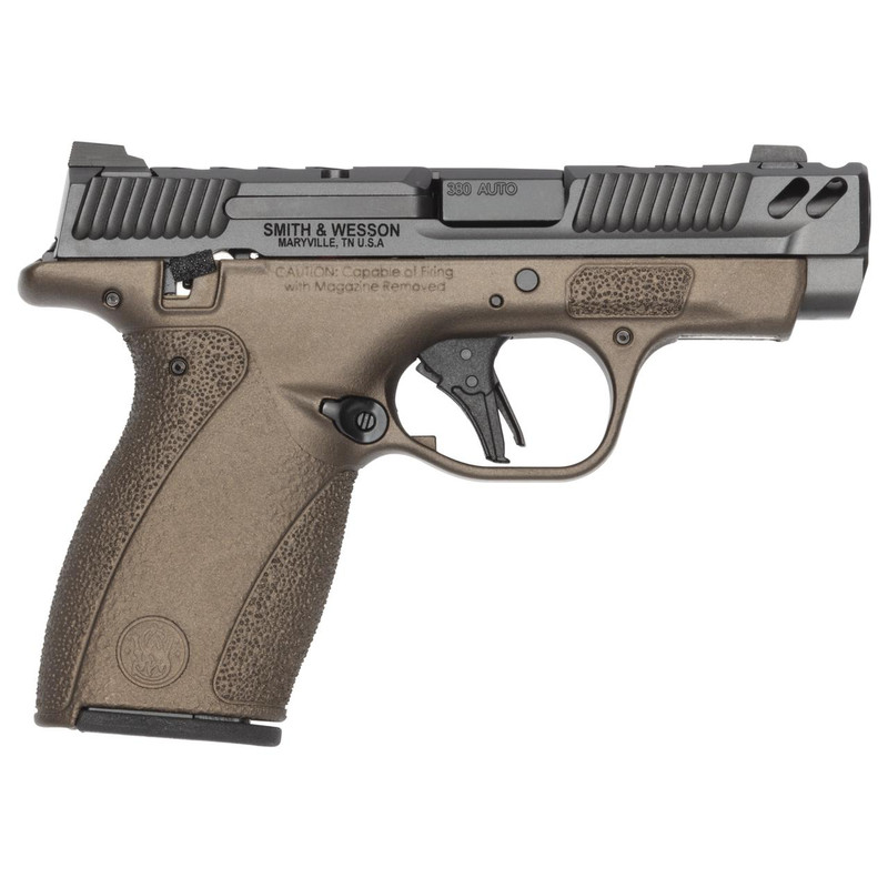 Smith & Wesson Bodyguard 2.0 PC Carry Comp .380 Auto 3.1" 12rd Pistol, Midnight Bronze - 14846