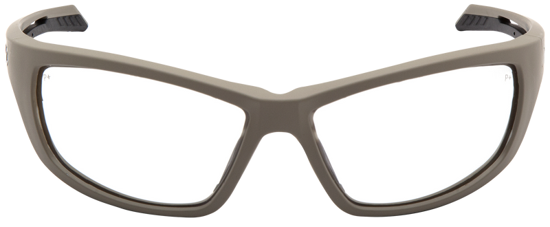 Pyramex Howitzer Glasses Clear Lens Anti-Fog Tan - VGST1310T