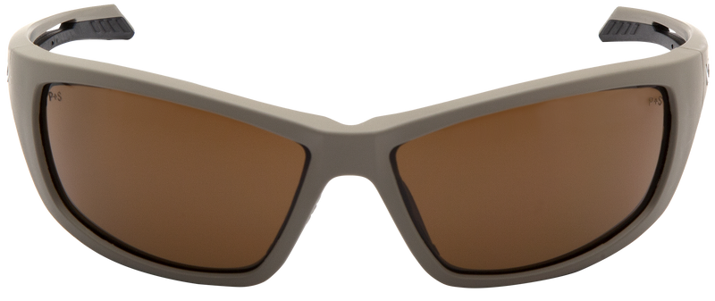 Pyramex Howitzer Glasses Bronze Lens Tan Frame - VGST1318T