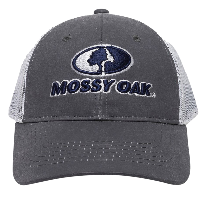 Outdoor Cap Mossy Oak Charcoal/White Adjustable Snapback Hat - MOFS46B