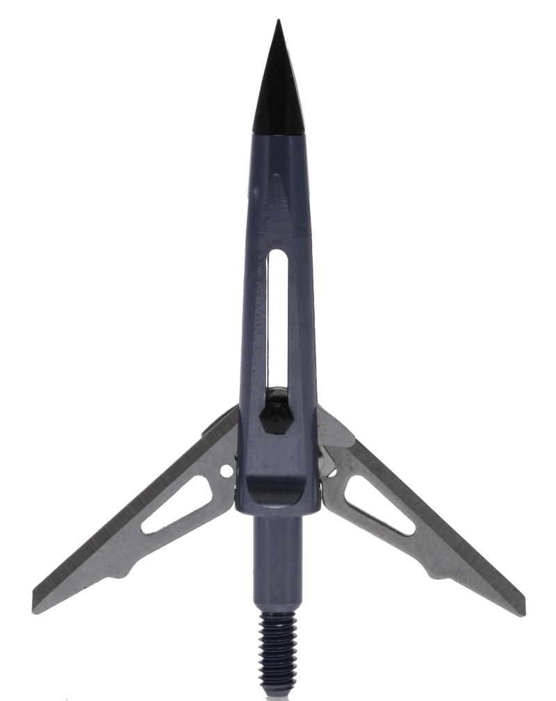 NAP Killzone Trophy Tip Rear Deploying Mechanical Broadhead, Silver/Black - NAP60997