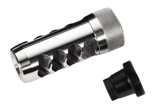 Area 419 MAT Brake 30 Muzzle Brake, Stainless Steel - 419HFMAT-SS-30-5824