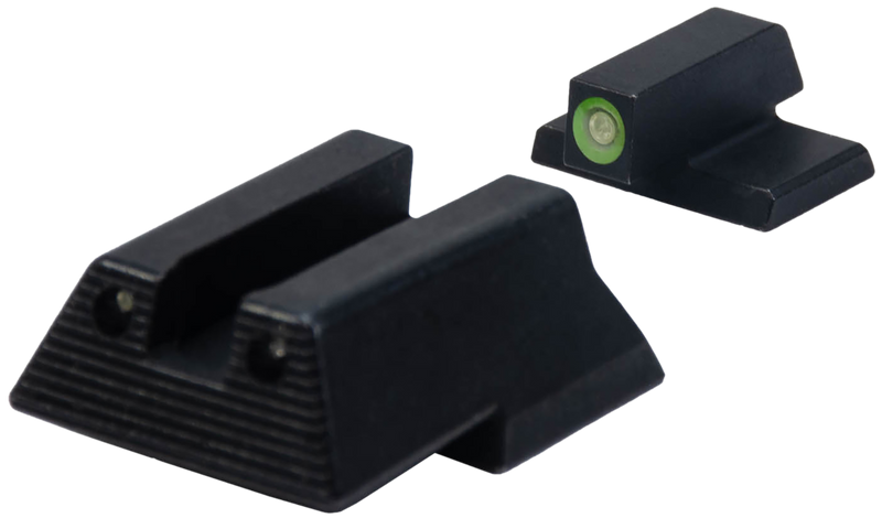 Heckler & Koch Night Sight Set Fixed Green Tritium Black Frame - 51000933