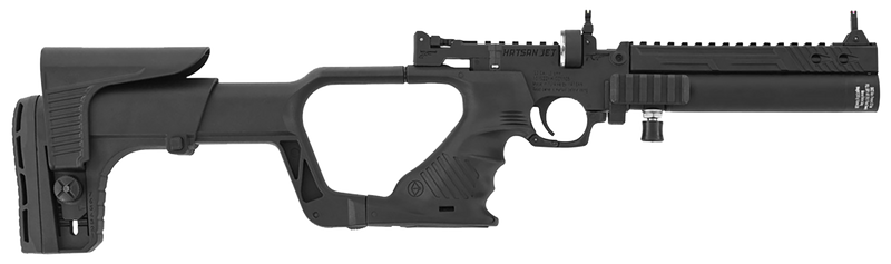 Hatsan Jet I .25 Caliber 7.9" 6rd PCP Air Pistol/Carbine, Black - HG1JET25