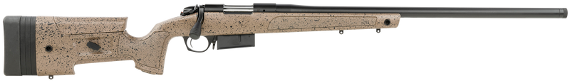 Bergara B-14 HMR 6.5 PRC 24" 3+1 Bolt Action Rifle, Black Cerakote/Brown - B14S359C