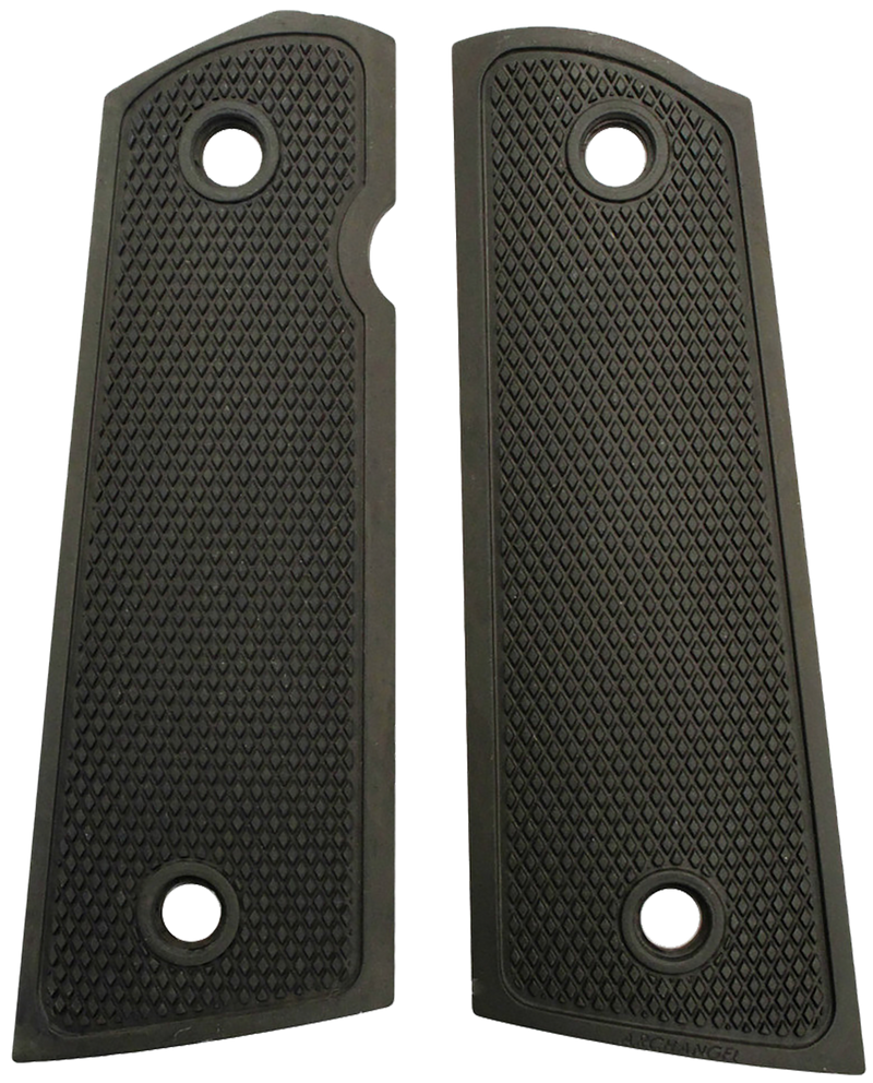 Archangel AA107 Aluminum Grip Panels, Black Anodized Diamond Checkering - 1911 Government - AA107