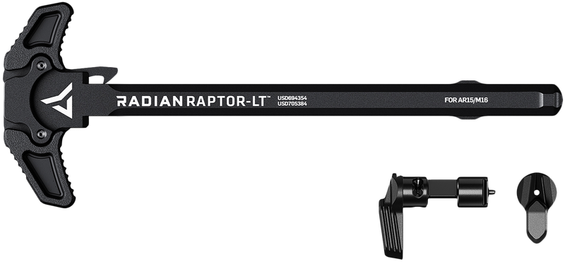 Radian Weapons Raptor LT Ambidextrous Charging Handle & Talon 45/90 Safety Combo, Black - R0290