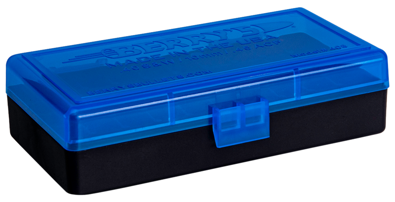 Berry's Mfg Polypropylene Ammo Box .40 S&W/.45 ACP 50 Round - 38861