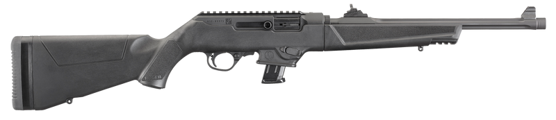 Ruger PC Carbine 9mm 16.12" 10+1 Rifle, Black - 19101