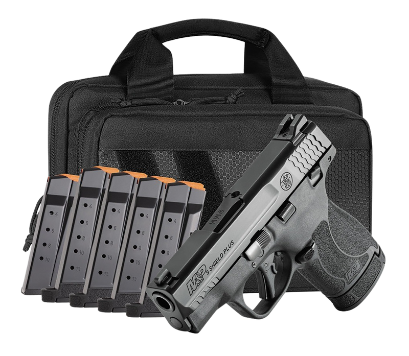 Smith & Wesson M&P Shield Plus 9mm 3.1" 13+1 Micro-Compact Pistol, Black Armornite - 14750