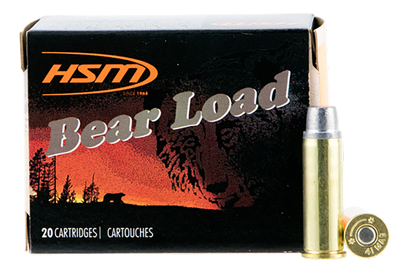 HSM Bear Load 41 Rem Mag 230gr Semi Wadcutter Handgun Ammo, 50rd Box - 414N