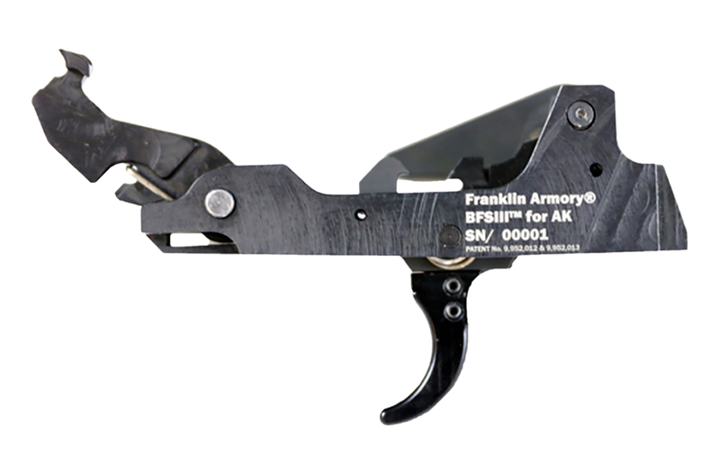 Franklin Armory BFSIII AK-C1 Binary Firing System Curved Trigger, Black - 0350000BLK