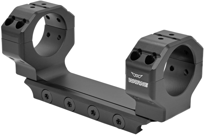 Warne Skyline Precision Mount 30mm 1-Piece Scope Mount/Ring Combo, Black - 7817M