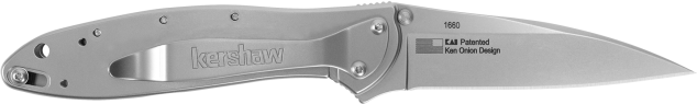 Kershaw Leek 3" Folding Knife, Silver - 1660