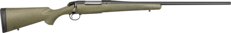 Bergara B-14 Hunter .22-250 Rem 22" 4+1 Bolt-Action Rifle, Black Cerakote/Green Synthetic - B14S104C