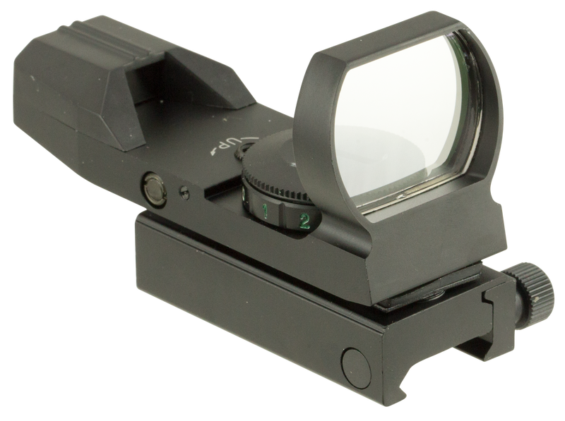 Truglo Open Dot Sight 1x 34mm 5 MOA Dual Red/Green Illuminated, Black - TG8370B