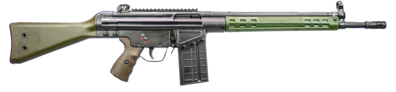 PTR Industries PTR 113 GIRK .308 Win 16" 20+1 Rifle, Black Parkerized with Green Furniture - GI100006