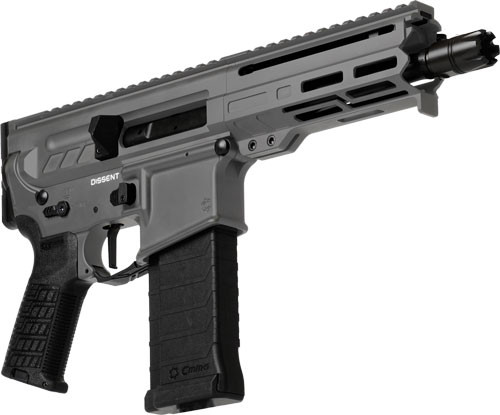 CMMG Dissent MK4 5.7x28mm 6.5" 32rd Pistol, Tungsten - 54AA847TNG