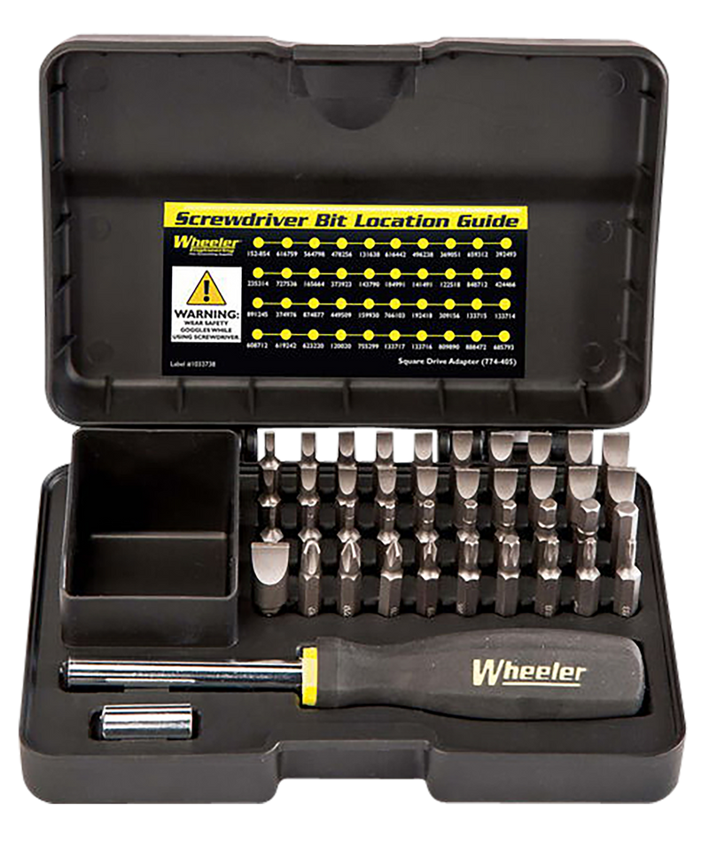 Wheeler 43 Piece Gunsmithing Screwdriver Set Black - 4001006