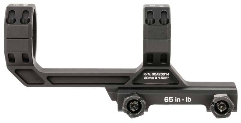 Sig Sauer Alpha MSR Scope Mount/Ring Combo, 34mm, Black - SOA20015