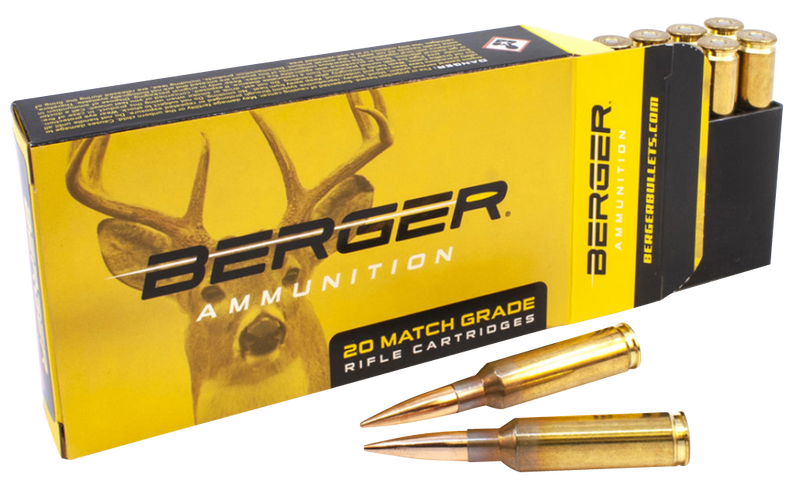 Berger Bullets Elite Hunter 6.5 Creedmoor 156gr Rifle Ammunition - 31070