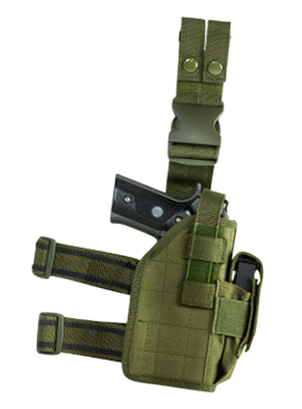 NcStar Drop Leg Holster, Green - CVDLHOL2954G